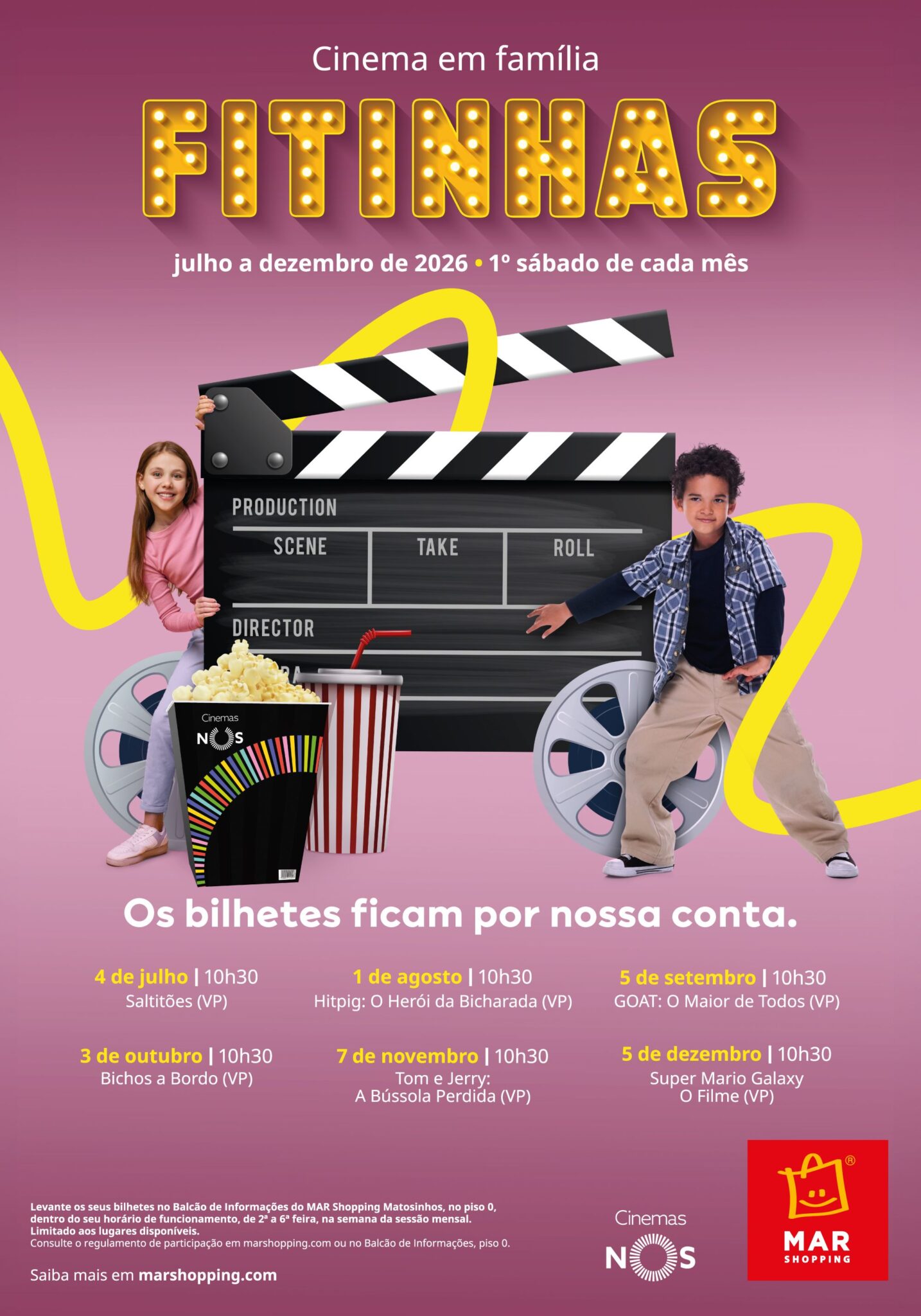 Cinema em Família Fitinhas — event image